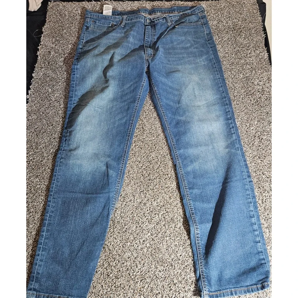 Levis 541 Athletic Taper Jeans Mens 42x34 Blue Denim Medium Wash 18757-0003